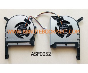ASUS CPU FAN พัดลม FX505 FX505D FX505G FX505GE FX505GD  F505GE FX506  FX705G FX95D  FX86F ZX86F FA506 FZ86F   (ขายเป็นคู่ ซ้าย-ขวา)